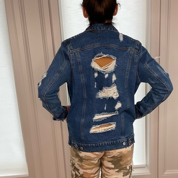 IRIS basic & contemporary denim jacket - Picture 4 of 11